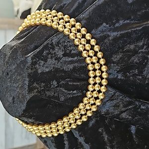 KJL Pearls signed light golden color